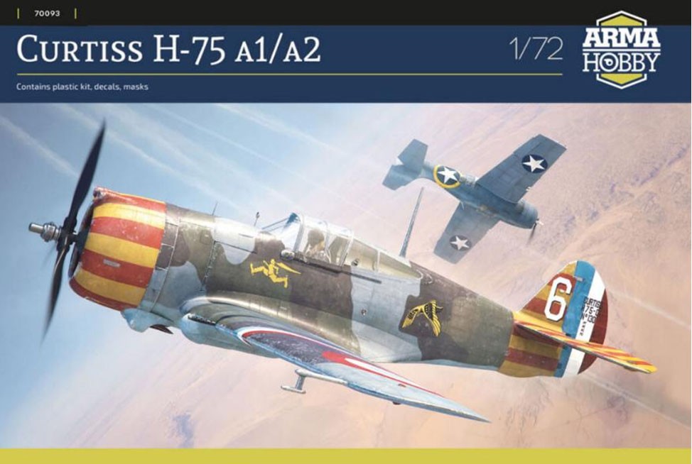 Arma Hobby Curtis Hawk H-75 A1/A2 `France / Finland` (Plastic model) gambar 2