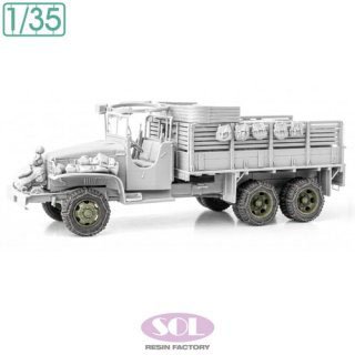 SOL Model WWII U.S 2.5t 6x6 Cargo Truck Wheel Tires Set (for TAMIYA) (Plastic model) hình ảnh 2
