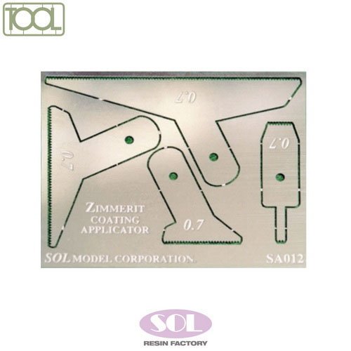 SOL Model Zimmerit Coating Applicator (0.7 Pitch) (Plastic model) hình ảnh 2