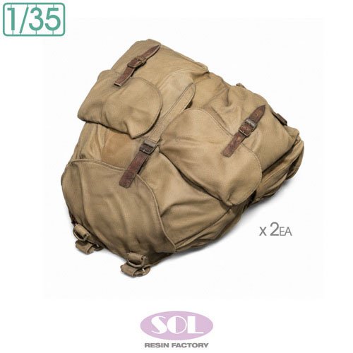 SOL Model WWII German M41 Tropical Rucksack Set - 10pcs (Plastic model) image 3