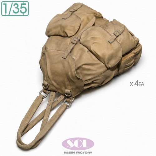 SOL Model WWII German M41 Tropical Rucksack Set - 10pcs (Plastic model) image 4