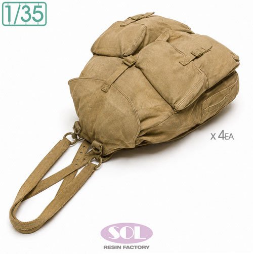SOL Model WWII German M41 Tropical Rucksack Set - 10pcs (Plastic model) image 5