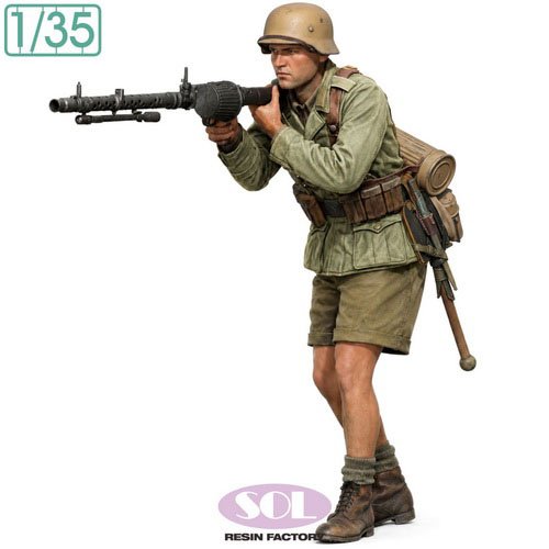 SOL Model 2차대전 독일군 Sd.kfz.250/3 사수 with MG34 (프라모델) 이미지 2