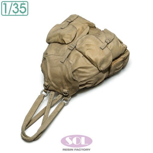 SOL Model 2차대전 독일군 Sd.kfz.250/3용 배낭 세트 (5개입) (프라모델) 이미지 5