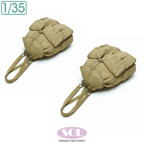 SOL Model 2차대전 독일군 Sd.kfz.250/3용 배낭 세트 (5개입) (프라모델) 이미지 6