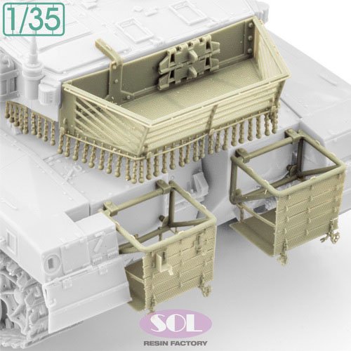 SOL Model Basket Detail-up Parts for Merkava MK3 BAZ/D (for MENG) (Plastic model) Bild 2