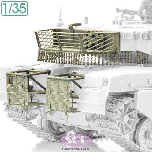 SOL Model Basket Detail-up Parts for Merkava MK3 BAZ/D (for MENG) (Plastic model) Bild 3