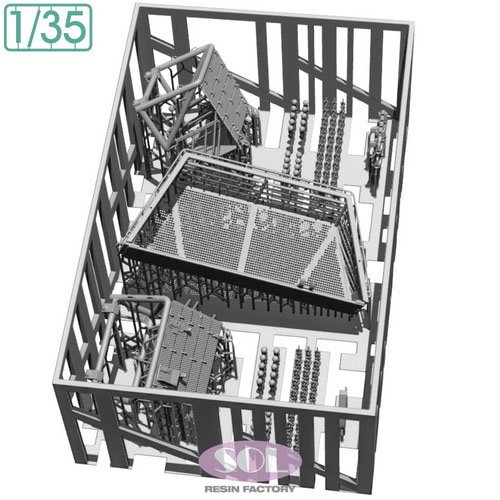 SOL Model Basket Detail-up Parts for Merkava MK3 BAZ/D (for MENG) (Plastic model) Bild 4