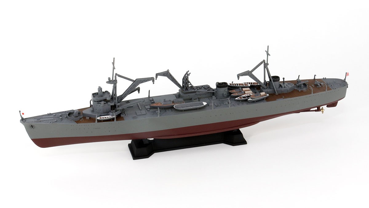 Pit-Road IJN Repair Ship Akashi w/Flag &amp; Ship Name Plate Photo-Etched Parts (Plastic model) image 3