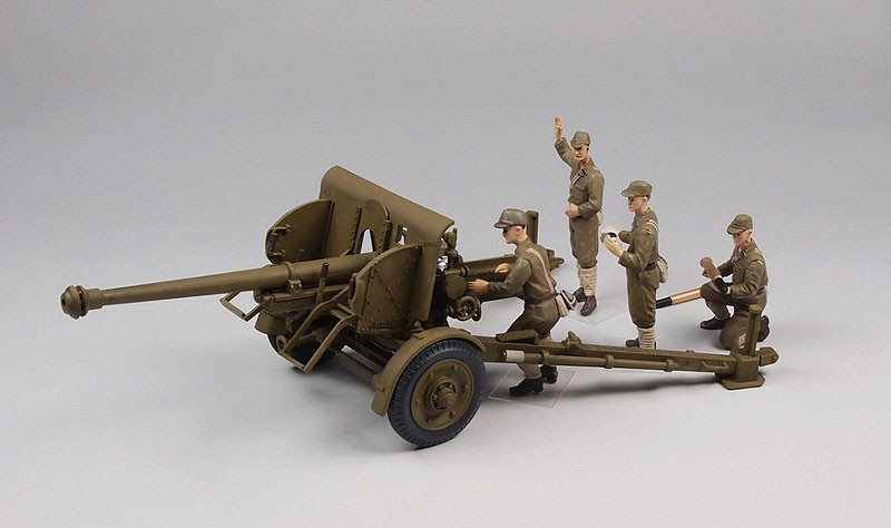 Pit-Road IJA Type 90 75mm Field Gun Motorized (Plastic model) image 3