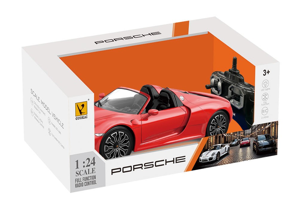 Doyusha Porsche Spider 918 (Red) (RC Model) image 3