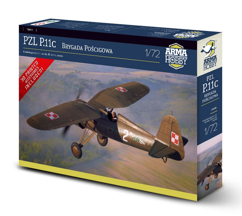 Arma Hobby PZL P-11c Pursuit Brigade (Plastic model) 图片 3