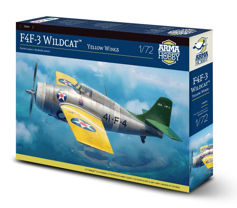 Arma Hobby F4F-3 Wildcat `Yellow Wings` (Plastic model) 图片 3