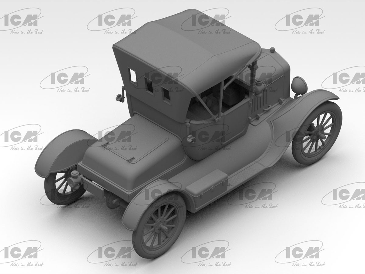 ICM Ford Model T Runabout 1918 (Plastic model) hình ảnh 4
