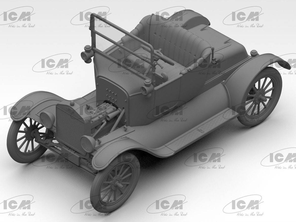 ICM Ford Model T Runabout 1918 (Plastic model) hình ảnh 5