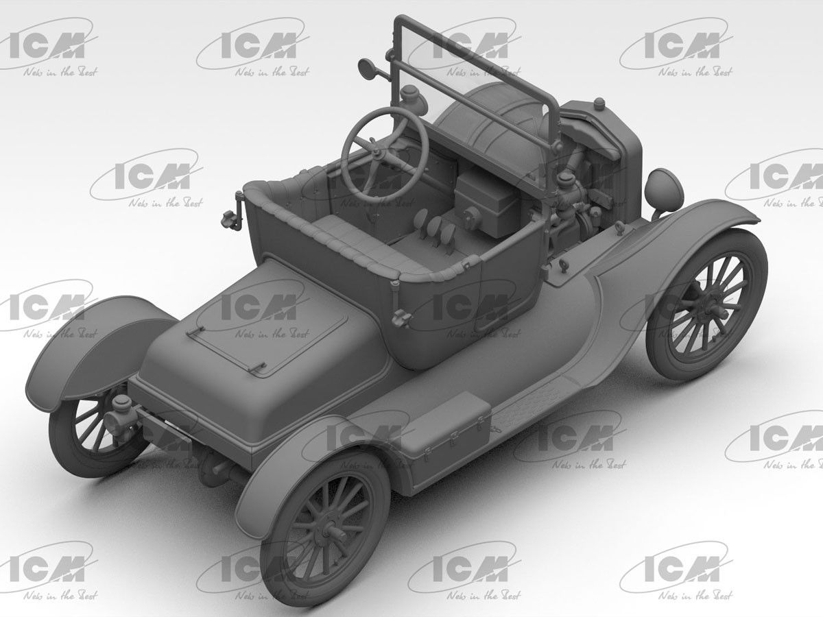 ICM Ford Model T Runabout 1918 (Plastic model) hình ảnh 6