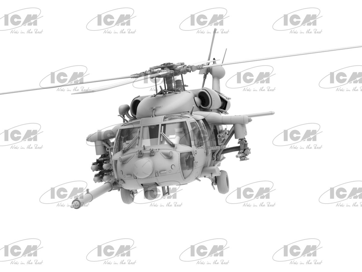 ICM MH-60L DAP US Special Forces Attack Helicopter (Plastic model) 图片 3