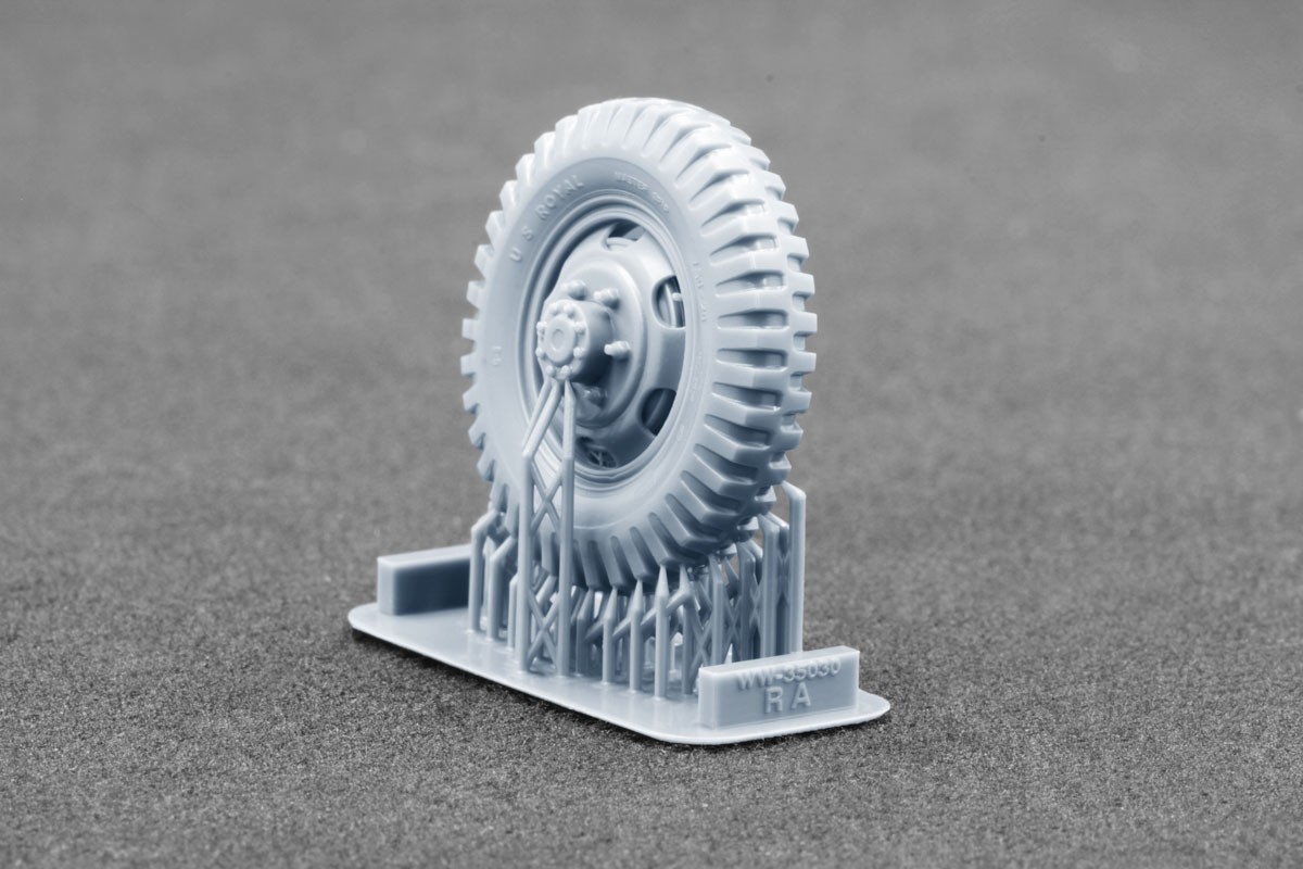 Scale X G506 Cargo Truck Bar Grip Ordinary wheel set, (for ICM, MiniArt) (Plastic model) gambar 4