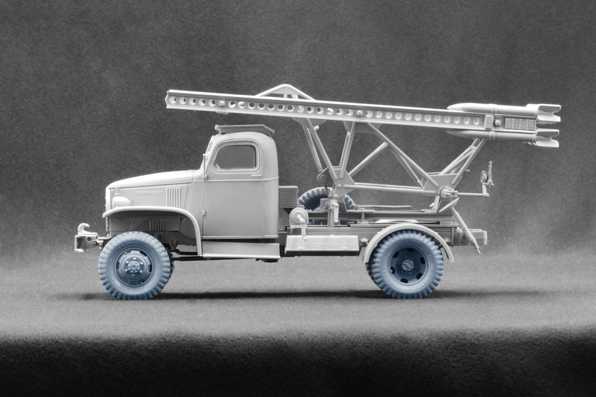 Scale X G506 Cargo Truck Bar Grip Weighted WheelSet, (for ICM, MiniArt) (Plastic model) imagen 8