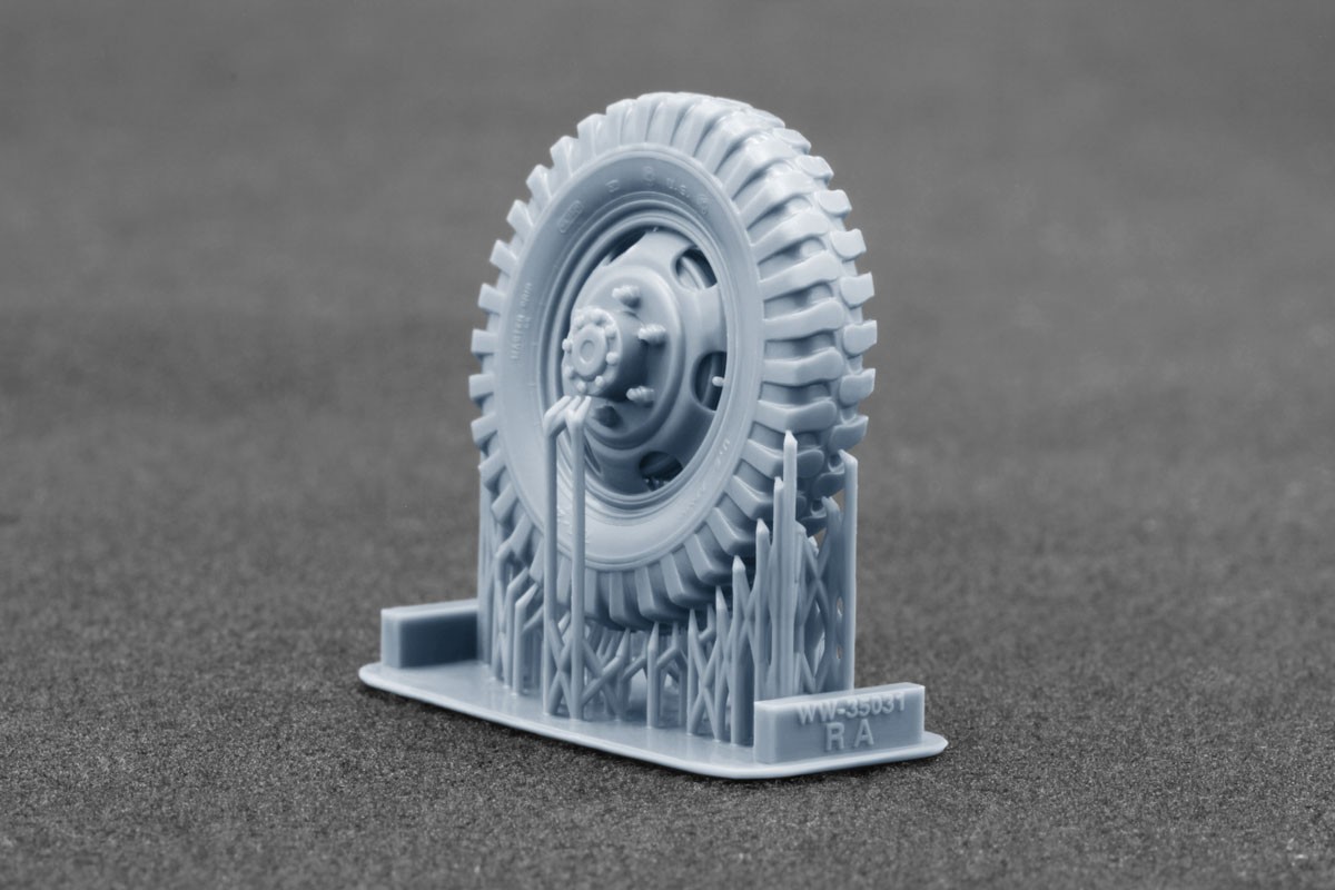 Scale X G506 Cargo Truck Sure Grip Ordinary wheel set, (for ICM, MiniArt) (Plastic model) gambar 4