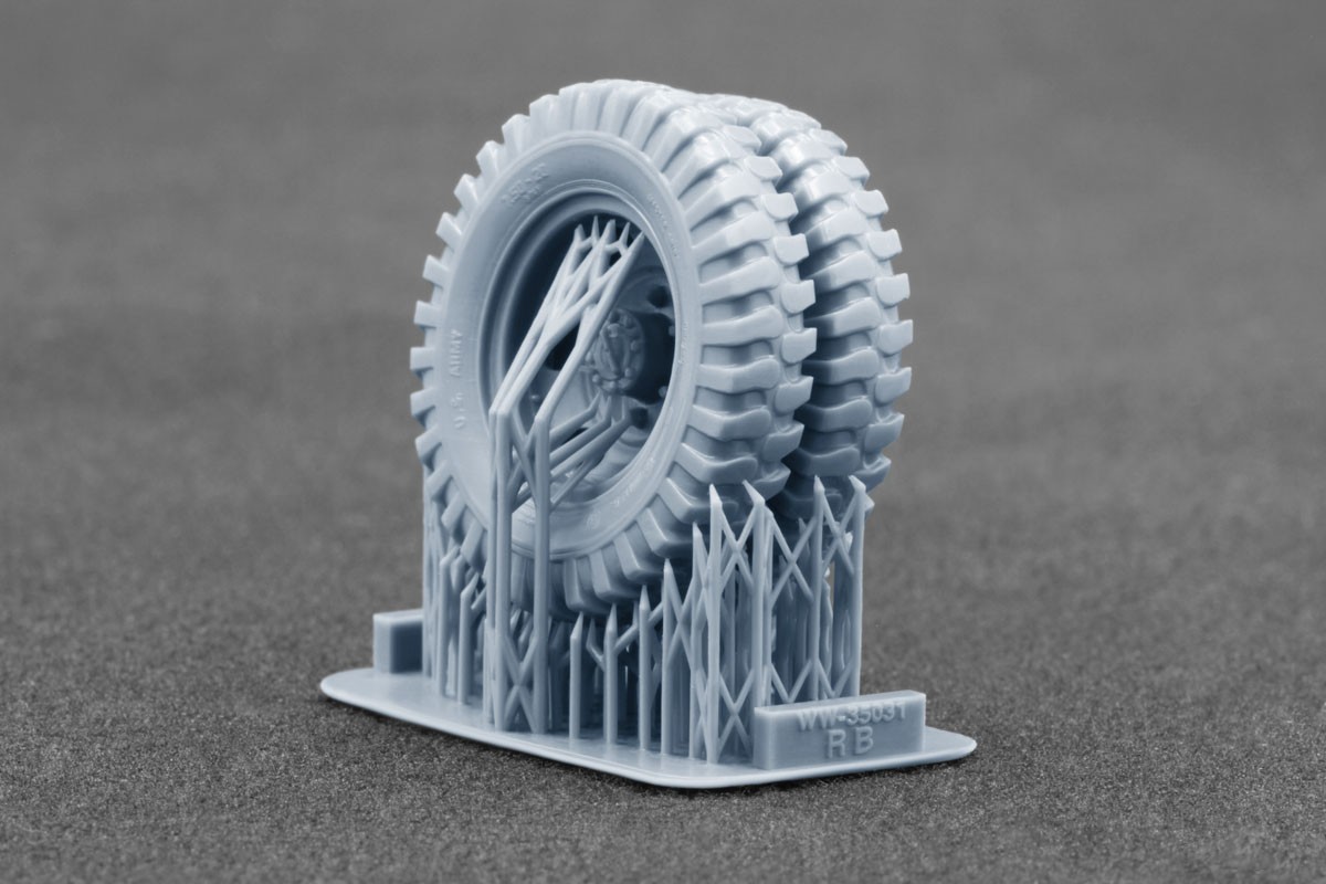 Scale X G506 Cargo Truck Sure Grip Ordinary wheel set, (for ICM, MiniArt) (Plastic model) gambar 5