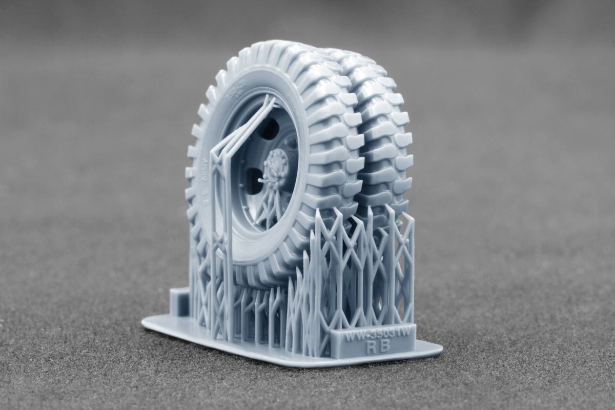 Scale X G506 Cargo Truck Sure Grip Weighted WheelSet, (for ICM, MiniArt) (Plastic model) imagen 5