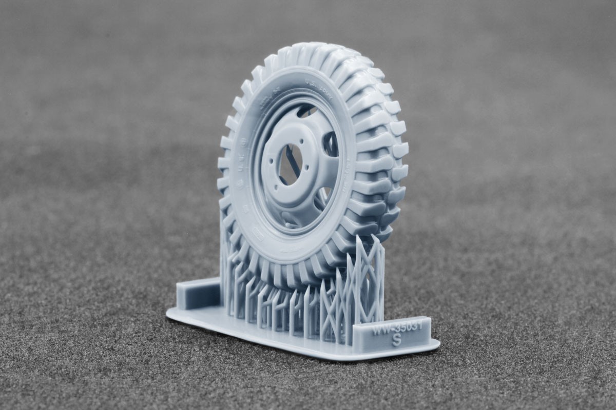 Scale X G506 Cargo Truck Sure Grip Weighted WheelSet, (for ICM, MiniArt) (Plastic model) imagen 6