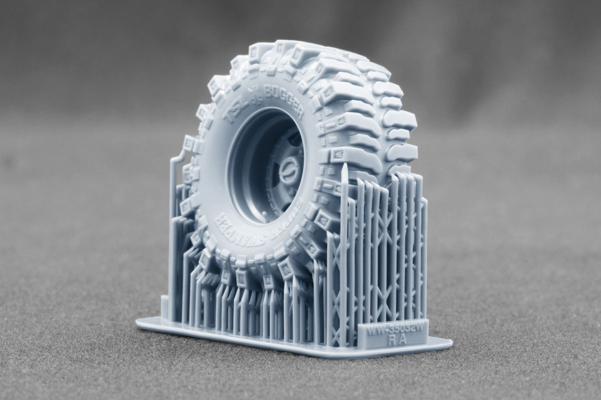 Scale X G506 Cargo Truck Rat Rod Weighted WheelSet, (for ICM, MiniArt) (Plastic model) imagen 4