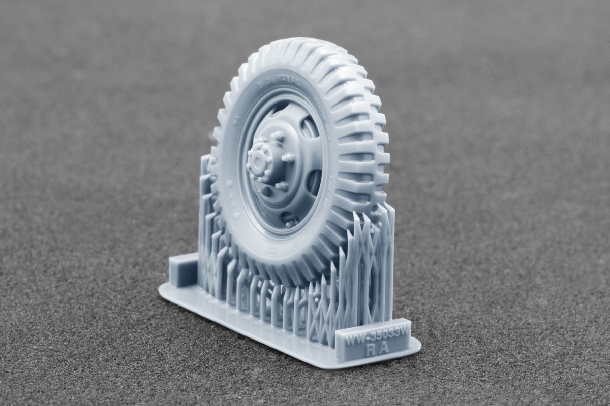 Scale X Studebaker US6 Bar Grip Weighted Wheel Set, (for ICM) (Plastic model) รูปภาพ 4