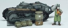 Fly Hawk Iron Ears Series No.1: Cooking Team &amp; Mobile Cooking Vehicle MCV-17 (Plastic model)