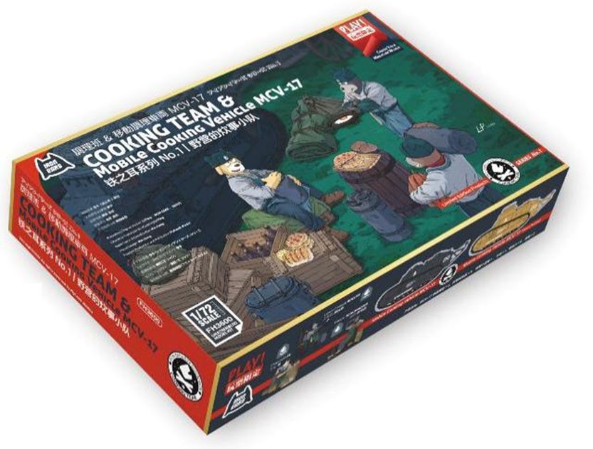 Fly Hawk Iron Ears Series No.1: Cooking Team &amp; Mobile Cooking Vehicle MCV-17 (Plastic model) Bild 2