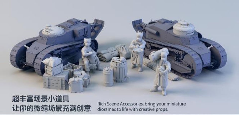 Fly Hawk Iron Ears Series No.1: Cooking Team &amp; Mobile Cooking Vehicle MCV-17 (Plastic model) Bild 4