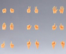Kotobukiya MEGAMI DEVICE M.S.G 09 HAND SET SKIN COLOR E (Plastic model) gambar 1