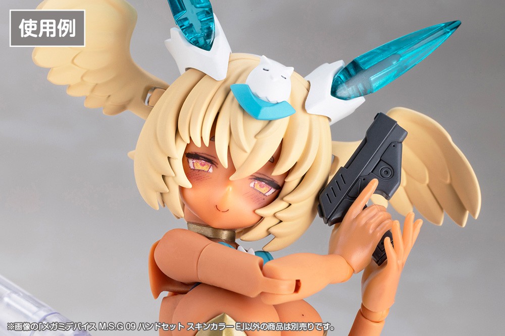 Kotobukiya MEGAMI DEVICE M.S.G 09 HAND SET SKIN COLOR E (Plastic model) gambar 5