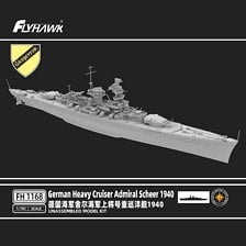 Fly Hawk Derman Heavy Cruiser Admiral Scheer 1940 (Normal Edition) (Plastic model) 圖片 1