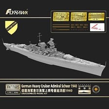 Fly Hawk Derman Heavy Cruiser Admiral Scheer 1940 (Deluxe Edition) (Plastic model)