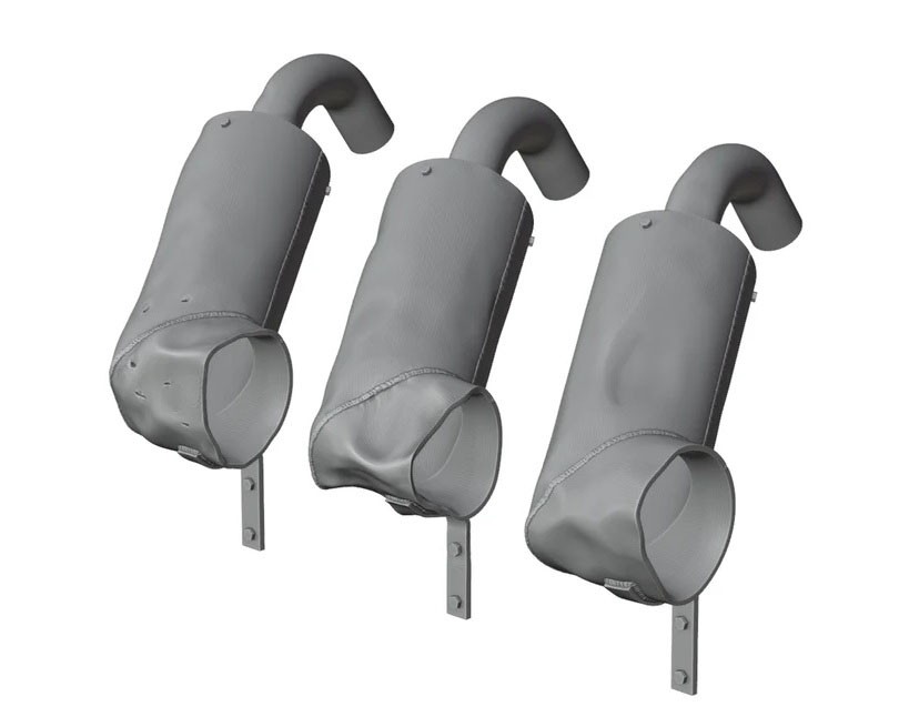 Rado Miniatures WWII Hetzer late exhaust shrapnel damaged &amp; dented (Set of 3) (for TAKOM) (Plastic model) รูปภาพ 4