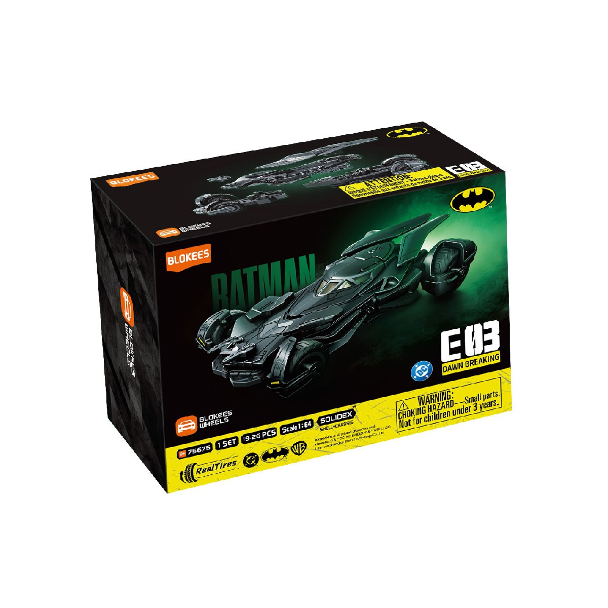Blokees Blokees WHEELS Batman E03 75675 (Set of 6) (Plastic model) รูปภาพ 3