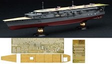 Fujimi 日本海軍 航空母艦 赤城 三段甲板 フルハルスペシャル (エッチングパーツ&木甲板シール付) (プラモデル) 画像 1