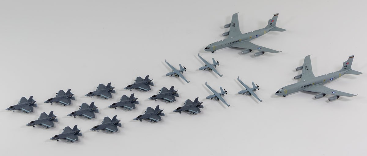 Pit-Road Modern US Military Aircraft Set 5 (Plastic model) รูปภาพ 2