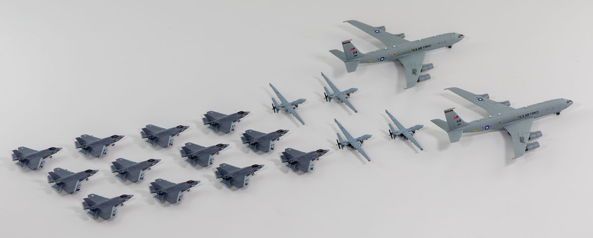 Pit-Road Modern US Military Aircraft Set 5 (Plastic model) รูปภาพ 3