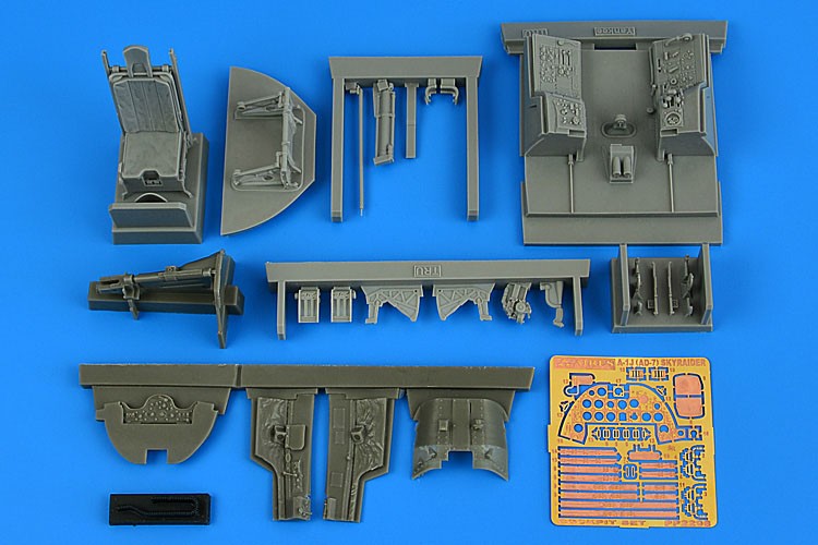 Aires A-1J (AD-7) Skyraider cockpit set (for Trumpeter) (Plastic model) 图片 2