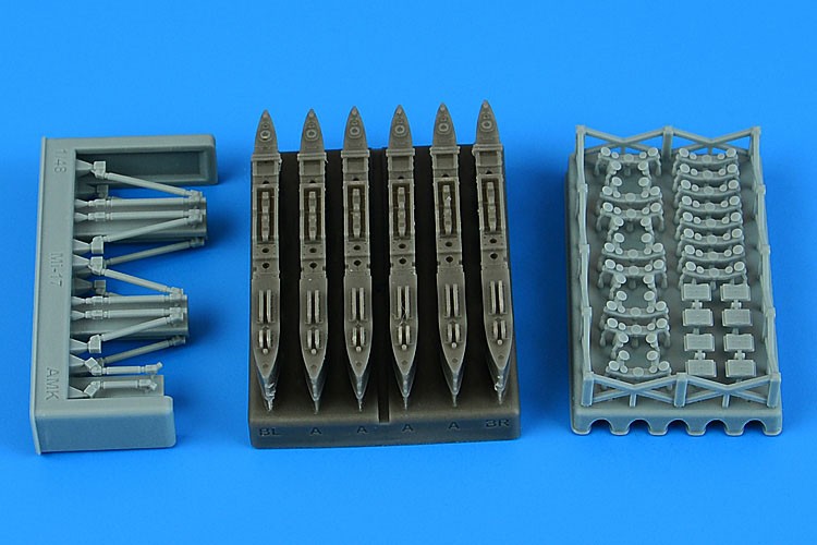 Aires Mil Mi-8MT/Mi17 Hip pylons (for AMK) (Plastic model) 圖片 2