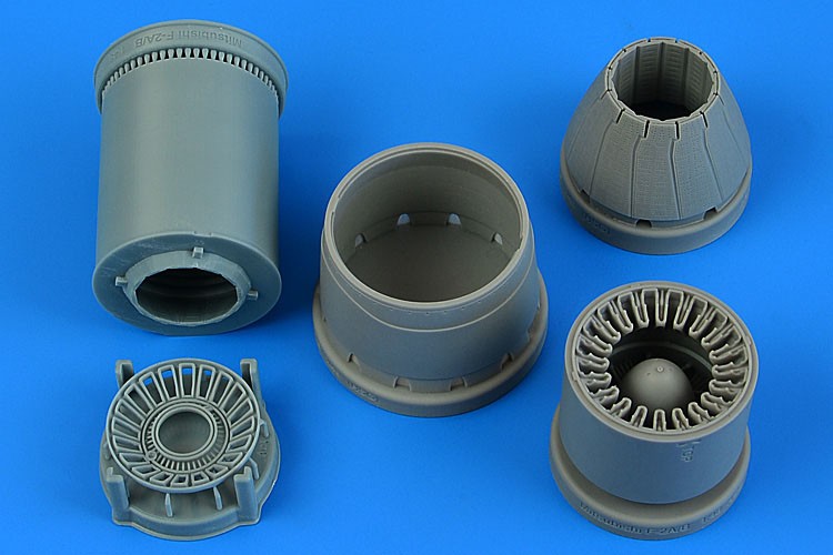 Aires Mitsubishi F-2A/B exhaust nozzle - closed (for Hasegawa) (Plastic model) 图片 2