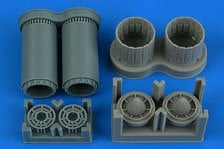 Aires F-4E Phantom II exhaust nozzles (for Fine Molds) (Plastic model)