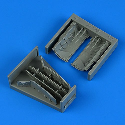 Quickboost MiG-21MF undercarriage covers (for Trumpeter) (Plastic model) image 2
