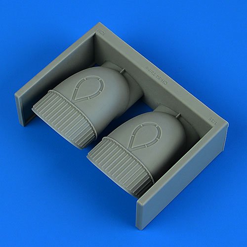 Quickboost CH-54 Tarhe exhuast (for ICM) (Plastic model) image 2