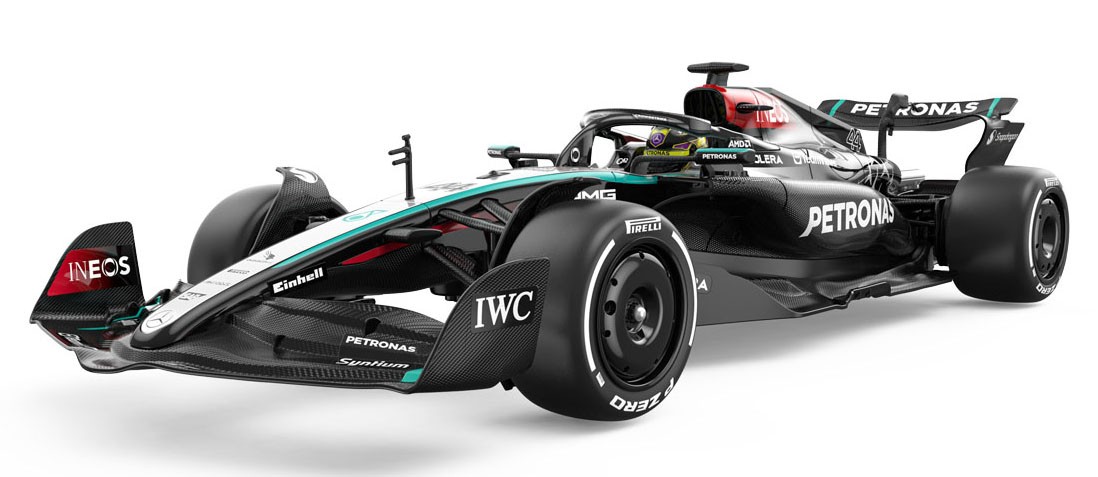 Doyusha Mercedes AMG F1 W15 E Performance (RC Model) gambar 3
