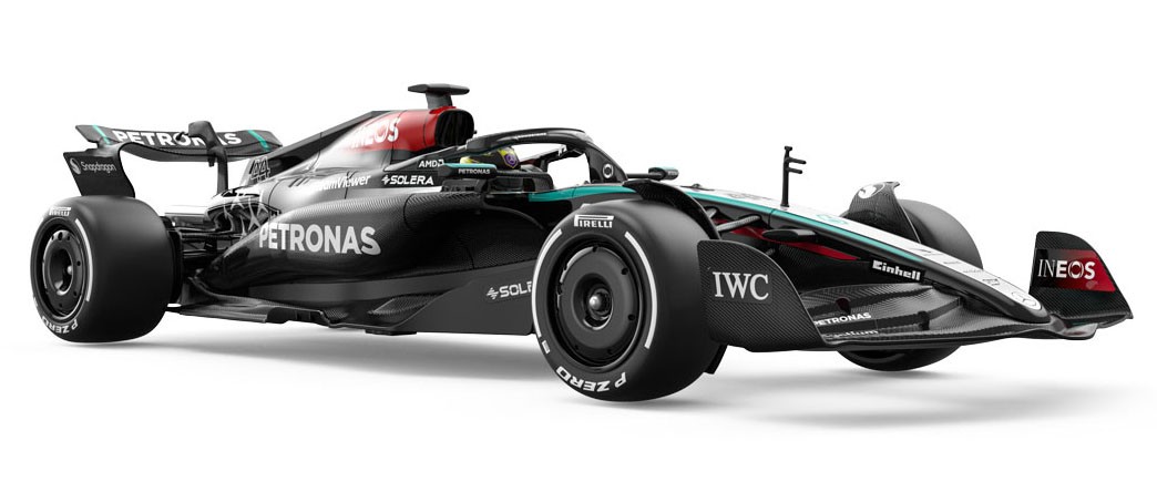 Doyusha Mercedes AMG F1 W15 E Performance (RC Model) gambar 4