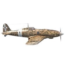 Italeri WWII Italian Air Force Macchi M.C.202 Folgore Early Series (w/Japanese Manual) (Plastic model)